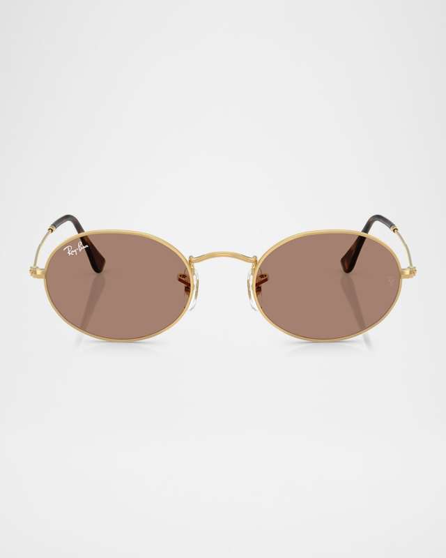Metal Oval Sunglasses